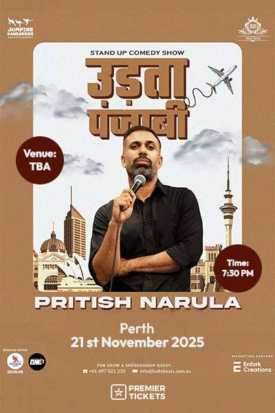 Pritish Narula Live in Adelaide